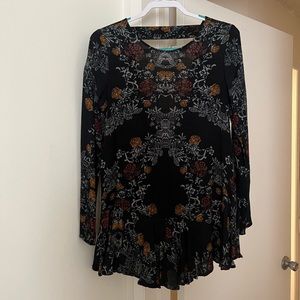 Free People Floral Mini Dress